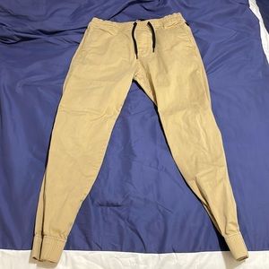 Men’s Hollister Khaki Skinny Jogger Pants